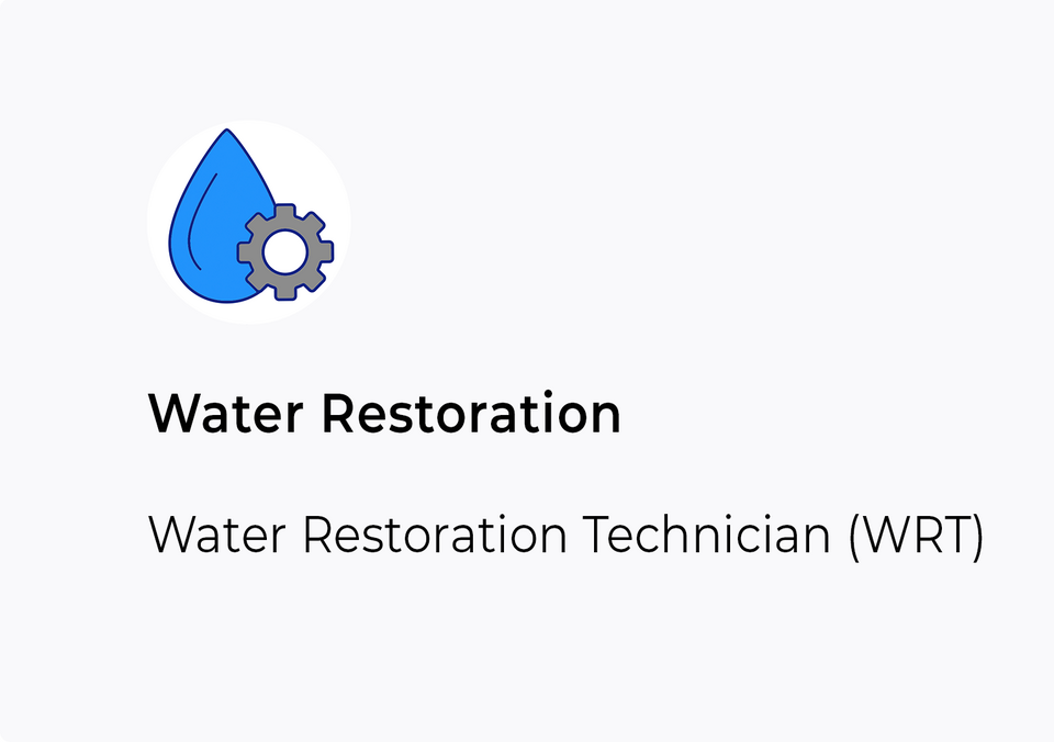 IICRC Water Restoration Technician (WRT)